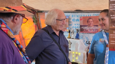 “No quiero sociedades de esclavos”: Pérez Esquivel habló ante jóvenes scouts