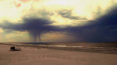 Tormentas aisladas y viento fuerte: así estará el clima este lunes en Necochea