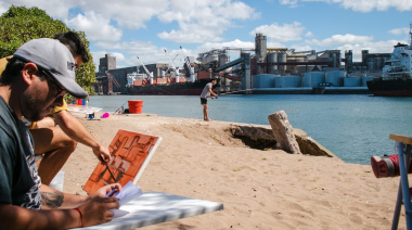 El puerto se llena de arte: Miradas Portuarias convoca a artistas y vecinos en la Escollera Sur