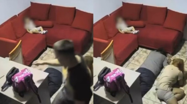 Terror en una concesionaria: una familia fue asaltada frente a su nena de 3 años y quedó todo filmado