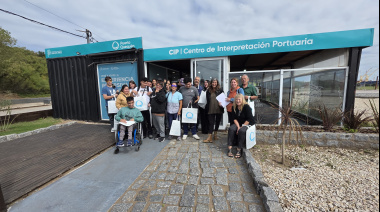 “Todos al Agua” participó de una visita guiada inclusiva al CIP de Puerto Quequén