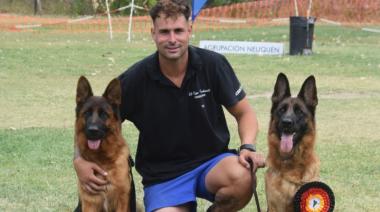 Ovejeros alemanes de Necochea se destacaron en una exposición nacional en Neuquén