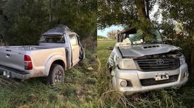 Tragedia en Madariaga: un joven y un bebé murieron tras chocar contra un árbol