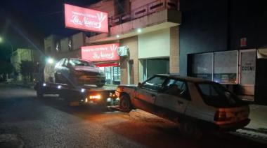 Choque en la madrugada: conductor dio positivo en alcoholemia