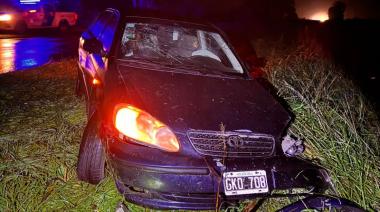 Choque en la Ruta 88: un hombre fue hospitalizado tras impactar contra un puente