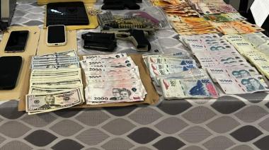 Cinco allanamientos en Necochea y Quequén: cuatro aprehendidos y secuestros por más de $124 millones
