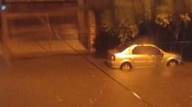 El temporal golpeó a Necochea: cayeron hasta 79 mm y hubo anegamientos en varios barrios