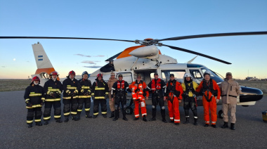 A 150 km de la costa: rescataron en helicóptero a un tripulante con fracturas graves