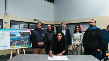 La necochense Andrea Cáceres participó de acuerdos para fortalecer espacios comunitarios en Mar del Plata