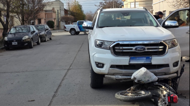 Menor embestido por una camioneta en 60 y 69
