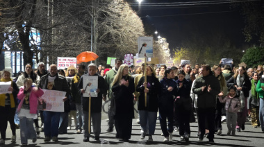 Una multitud volvió a las calles de Necochea por Ni Una Menos y contra la violencia machista