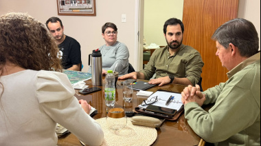 Gargaglione gestiona incorporar a San Cayetano al plan provincial de mejoras para caminos rurales
