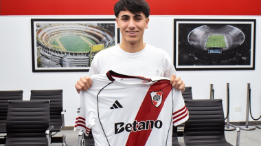 Lucas Silva, el futbolista de La Dulce, firmó su primer contrato profesional con River