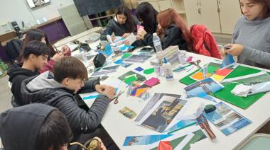 Una clase diferente en Quequén: el puerto fue protagonista de una experiencia artística