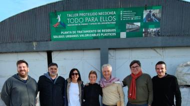 Autoridades provinciales recorrieron proyectos de discapacidad y trabajo comunitario en Necochea