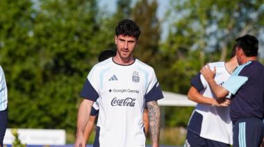 Senesi ya se entrena con Argentina tras la baja de Balerdi y la preocupación por la defensa
