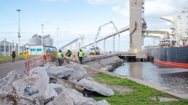 Puerto Quequén fortalece un sitio estratégico para garantizar la operatoria portuaria