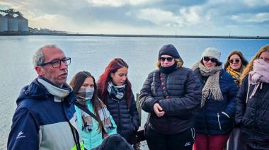 El puerto como aula: futuros docentes recorrieron Puerto Quequén