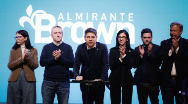 La necochense Andrea Cáceres junto a Kicillof: nuevo SUM y políticas para las infancias