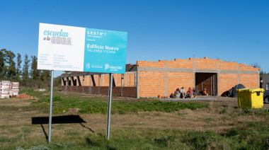 San Cayetano apuesta a la educación técnica: construye una nueva escuela con cinco aulas y un taller