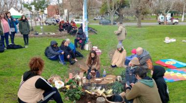 H.I.J.X.S. realizó una ceremonia por la Pachamama y llamó a defender la tierra