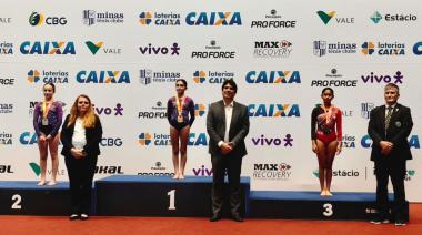 Tres necochenses subieron al podio en la Copa Sudamericana de Clubes en Brasil