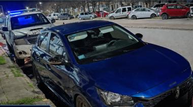 Interceptaron en Necochea un auto con pedido de secuestro por robo