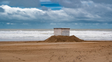Sábado frío en Necochea y Quequén: máxima de 8 grados, chaparrones y viento