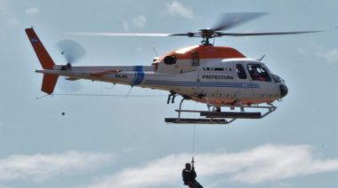 Prefectura realiza un simulacro de rescate y salvamento marítimo en Puerto Quequén