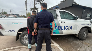 Acusado de arrebatar una cartera en Quequén, fue detenido entre pastizales