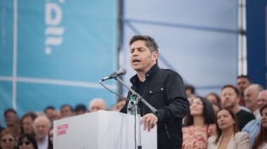 Kicillof proyectó al Movimiento Derecho al Futuro hacia 2027 en un plenario federal