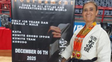Karate Shotokan en Necochea: abren la inscripción para clases con Rosa Parson