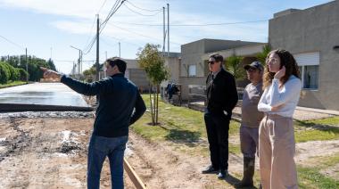 Cuatro cuadras nuevas de pavimento en San Cayetano: qué calles están en obra