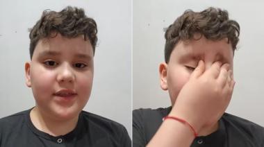 Tiene 9 años, participa en MasterChef Junior y pidió entre lágrimas que dejen de atacarlo en redes sociales