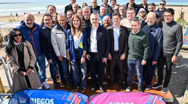 Gargaglione, presente en la apertura de los Juegos Bonaerenses: 70 sancayetanenses participan de las finales