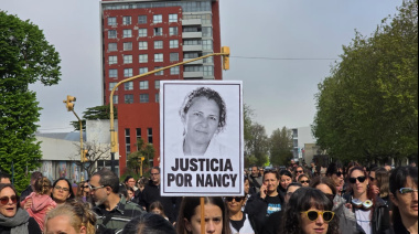 Necochea marchó por Nancy Godoy: dolor, guardapolvos y un fuerte reclamo de justicia