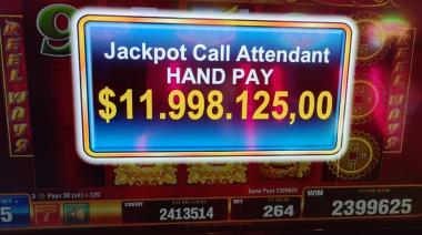 Un afortunado ganó casi $12 millones en el Bingo Golden Palace de Necochea