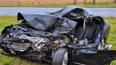 Tragedia en la Ruta 2: un joven de 29 años murió tras un choque múltiple en Castelli
