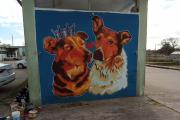 Un mural por el cuidado de los animales y el buen trato