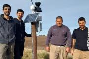 Se instalaron dos estaciones metereológicas en San Cayetano