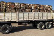San Cayetano entregó 16.110 kg de cartón recuperado en la Planta de Tratamiento