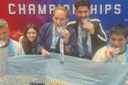 Una necochense en lo más alto: Gabriela Basualdo se coronó campeona mundial en Glasgow