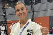 Rosa Parson ganó la Medalla de Oro en un campeonato internacional de karate en Uruguay