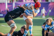 Rugby femenino: la quequenense Milagros Echaves cerró un gran Panamericano con Las Yaguaretés