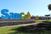 Nuevo cartel “SanCa” en el Frente de Vías: identidad y orgullo local a la vista