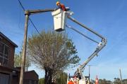 Más iluminación para Quequén : instalaron luces LED en el Barrio Titanic y la Plaza de los Niños