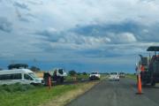 Reparan rutas cercanas a Necochea: avanzan en la 55 y pronto en la 227 y la 86