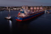 Argentina abrió el mercado chino del trigo con una operatoria histórica en Puerto Quequén