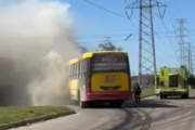 Un colectivo se prendió fuego en Quequén y crecen los reclamos por el transporte