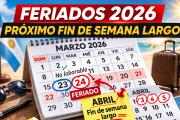 Tras Carnaval, así quedan los próximos feriados y fines de semana largos de 2026